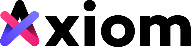 Axiom - logo color with black