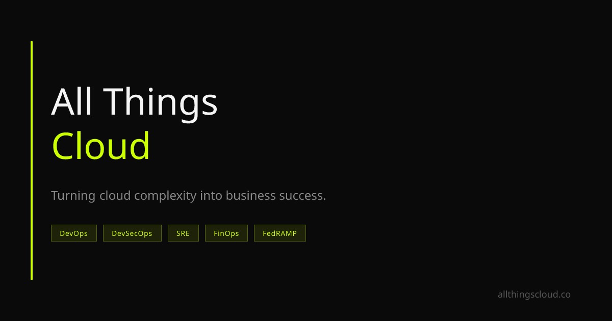 AllThingsCloud — Empowering Your Cloud